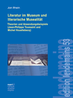 cover image of Literatur im Museum und literarische Musealität